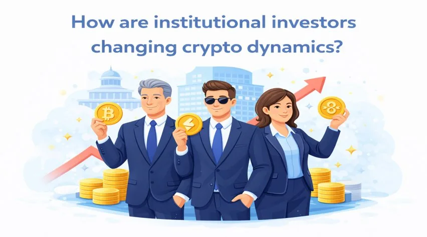 How are institutional investors changing crypto dynamics?