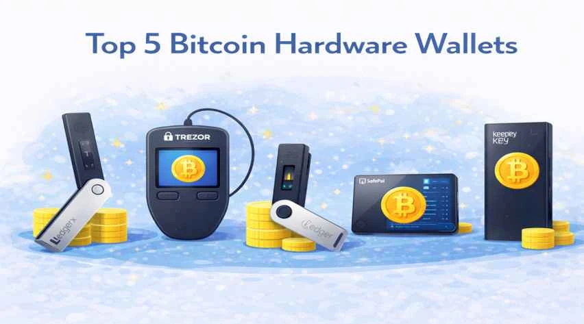 Top 5 Bitcoin hardware wallets